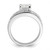 Sterling Silver Rhodium-plated 2-Piece CZ Wedding Set Ring - QR-D6CA5984-6887