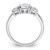 Sterling Silver Rhodium-plated 3 Stone CZ Ring - QR-920C7BA8-9316