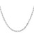 Sterling Silver Rhodium-plated 3.15mm D/C Forzantine Chain - QD-B02B8C8A-1114