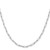 Sterling Silver Rhodium-plated 3.1mm D/C Paperclip Chain - QD-4348804B-7240