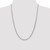 Sterling Silver Rhodium-plated 3.1mm D/C Square Franco Chain - QQ-408485B6-1390