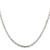 Sterling Silver Rhodium-plated 3.25mm Beveled Oval Cable Chain - QC-7900171E-8354