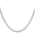 Sterling Silver Rhodium-plated 3.25mm D/C Square Curb Chain - QF-72B80B1D-6538