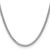 Sterling Silver Rhodium-plated 3.25mm Domed Curb Chain - QR-BA72079B-6009