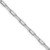 Sterling Silver Rhodium-plated 3.25mm Elongated Open Link Chain - QF-8A2012E0-5671