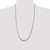 Sterling Silver Rhodium-plated 3.2mm Diamond-cut Rope Chain - QD-BFE7CB32-5524