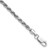 Sterling Silver Rhodium-plated 3.2mm Diamond-cut Rope Chain - QD-FD95AC7E-8890