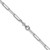 Sterling Silver Rhodium-plated 3.5mm D/C Paperclip Chain - QD-117329C7-3765