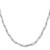 Sterling Silver Rhodium-plated 3.5mm D/C Paperclip Chain - QD-D5BAF5CE-5046