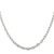 Sterling Silver Rhodium-plated 3.75mm Diamond-cut Long Link Cable Chain - QA-0AACE164-4578