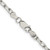 Sterling Silver Rhodium-plated 3.75mm Diamond-cut Long Link Cable Chain - QA-1CDD3580-7478
