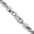 Sterling Silver Rhodium-plated 3.75mm Diamond-cut Rope Chain - QD-1EE3AF38-8727