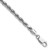 Sterling Silver Rhodium-plated 3.75mm Diamond-cut Rope Chain - QD-B7AA3461-9210