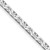 Sterling Silver Rhodium-plated 3.75mm Flat Anchor Chain - QA-B1AA734B-6256