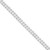 Sterling Silver Rhodium-plated 3.8mm Flat Curb Chain (100 inch Spool)