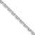 Sterling Silver Rhodium-plated 3.95mm Beveled Oval Cable Chain - QC-8273B934-7093