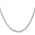 Sterling Silver Rhodium-plated 3mm Flat Anchor Chain - QA-698D1423-4256