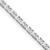 Sterling Silver Rhodium-plated 3mm Flat Anchor Chain - QA-8264C988-4029