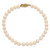 14k 5-6mm White Near round Freshwater Cultured Pearl 8.25 inch Bracelet