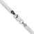 Sterling Silver Rhodium-plated 3mm Magic Herringbone Chain - QH-F78F7408-4526