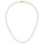 14k 5-6mm White Near-Round Freshwater Cultured Pearl 18 inch Necklace