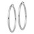 Sterling Silver Rhodium-plated 3mm Round Hoop Earrings - QE-9C7DC717-1775
