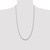 Sterling Silver Rhodium-plated 3mm Round Spiga Chain - QS-C3084C4D-8081