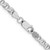 Sterling Silver Rhodium-plated 4.0mm D/C Flat Anchor Curb Chain - QF-837A18B4-9473