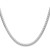 Sterling Silver Rhodium-plated 4.0mm D/C Square Franco Chain - QQ-8577435D-4014
