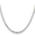 Sterling Silver Rhodium-plated 4.5mm Concave Beveled Curb Chain - QC-23BE8627-7885