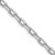 Sterling Silver Rhodium-plated 4.5mm Diamond-cut Long Link Cable Chain - QA-4E2A8CDF-5213