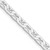 Sterling Silver Rhodium-plated 4.5mm Flat Anchor Chain - QA-CF348EA2-2062