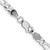 Sterling Silver Rhodium-plated 4.5mm Lightweight Flat Figaro Chain - QM-81F1B810-2518