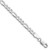Sterling Silver Rhodium-plated 4.5mm Lightweight Flat Figaro Chain - QM-89197D13-6477