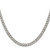 Sterling Silver Rhodium-plated 4.5mm Pave Curb Chain - QC-1E6B5D6F-5528