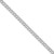 Sterling Silver Rhodium-plated 4.5mm Pave Curb Chain - QC-56FB1EFF-8849