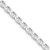 Sterling Silver Rhodium-plated 4.65mm D/C Flat Anchor Curb Chain - QF-948512E9-5184