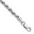 Sterling Silver Rhodium-plated 4.6mm Diamond-cut Rope Chain - QD-E287B8E7-9760