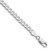 Sterling Silver Rhodium-plated 4.7mm Flat Curb Chain - QL-26BD2DF1-3736