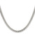 Sterling Silver Rhodium-plated 4.8mm Double Diamond-cut Curb Chain - QD-2B47487B-3215