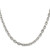 Sterling Silver Rhodium-plated 4.9mm Beveled Oval Cable Chain - QC-243D4AAA-9212