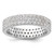 Sterling Silver Rhodium-plated 4mm CZ Eternity Band - QR-CE2B15D1-4297