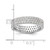Sterling Silver Rhodium-plated 4mm CZ Eternity Band - QR-CE2B15D1-4297