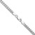 Sterling Silver Rhodium-plated 4mm Domed w/ Side D/C Curb Chain - QR-C6FEF519-6087