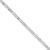 Sterling Silver Rhodium-plated 4mm Pav‚ Flat Figaro Chain - QF-E84D3BBC-5656