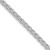 Sterling Silver Rhodium-plated 4mm Round Spiga Chain - QS-D1145B68-7815