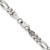 Sterling Silver Rhodium-plated 5.25mm Figaro Chain - QF-05DD349D-9252