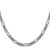 Sterling Silver Rhodium-plated 5.25mm Figaro Chain - QF-10CE2585-4513