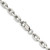 Sterling Silver Rhodium-plated 5.4mm Beveled Oval Cable Chain - QC-6CE66FCB-3611