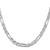 Sterling Silver Rhodium-plated 5.5mm Figaro Anchor Chain - QA-AA1EE391-4184
